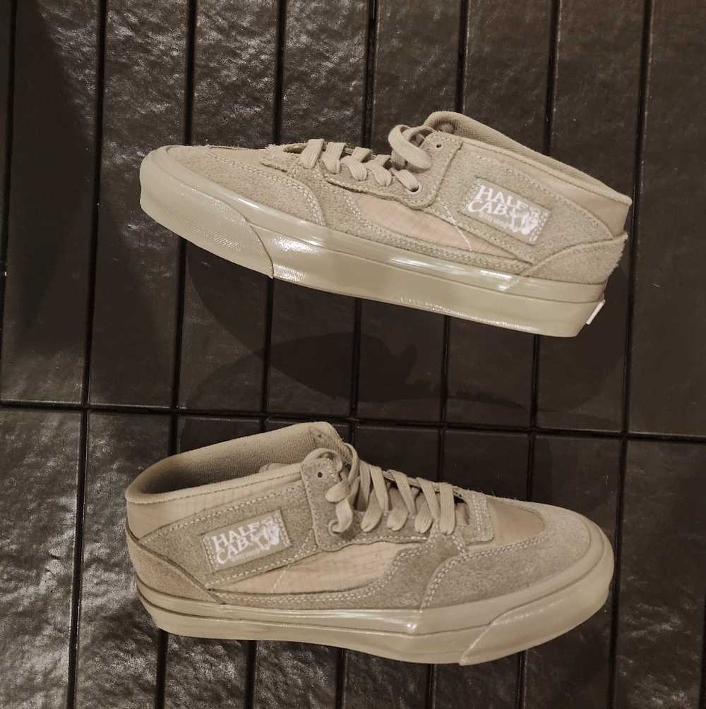 Men's Vans Premium Half Cab 33 'Hairy Suede Pack - Elm Tan' - Picture 15 of 16
